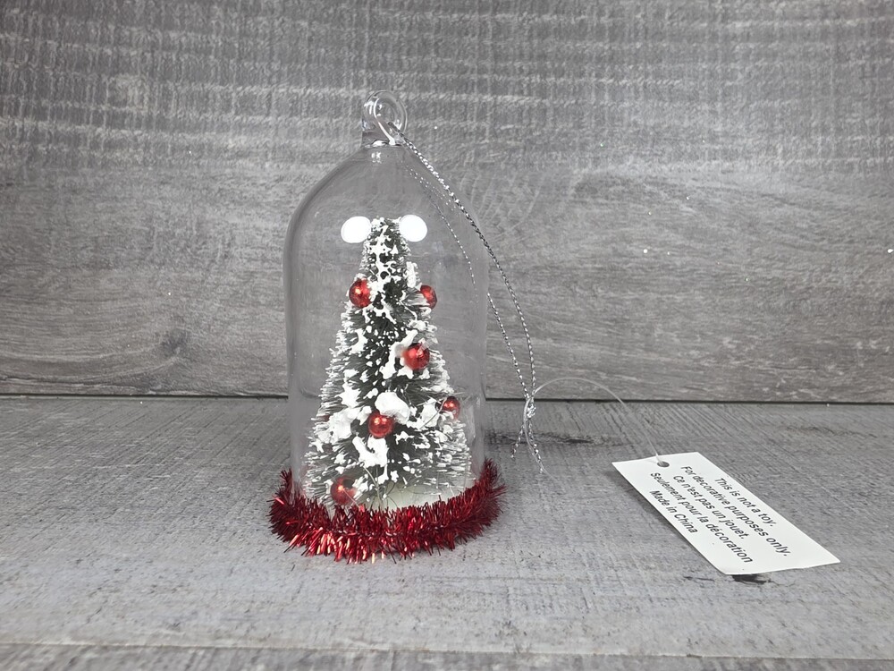 Bath & Body Works Holiday Christmas Tree Cloche 3 Wick Candle Magnet 168c